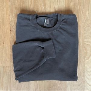 American Apparel Sweatshirt - Size L - Faded Black